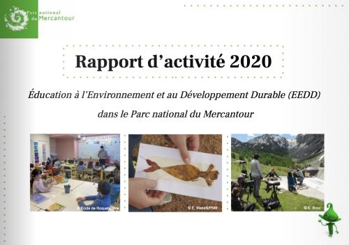Rapport d’activité EEDD 2020