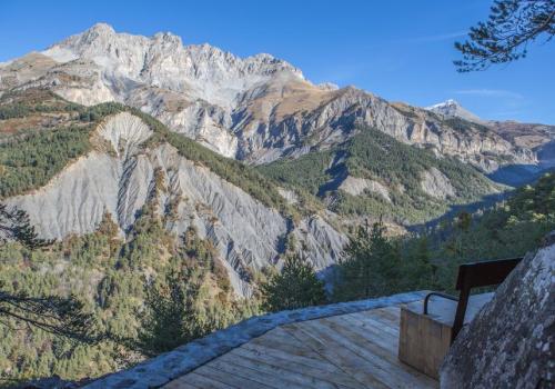 Réserve Intégrale de Roche Grande - vue depuis le belvédère du Serre