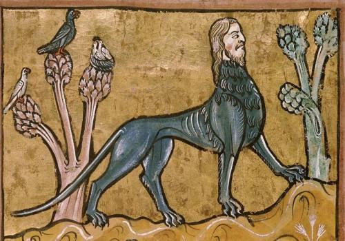 Conférence : Bestiaire imaginaire, chimères et légendes de la faune des montagnes_Barcelonnette - Manticore, Bestiaire du 13e siècle, Rochester