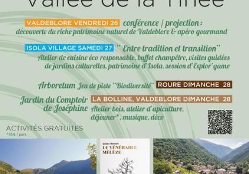 6ème week-end écotourisme Mercantour Tinée_Isola - Affiche 6ème week-end écotourisme Mercantour Tinée