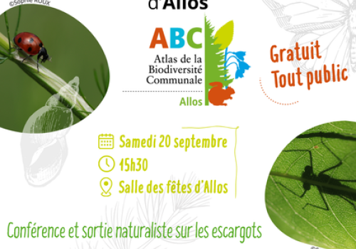 Lancement de l'Atlas de la Biodiversité Communale (ABC)_Allos - Affiche lancement ABC Allos