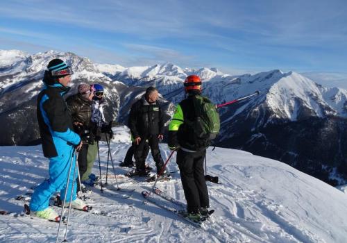 Groupe en ski - Groupe en ski