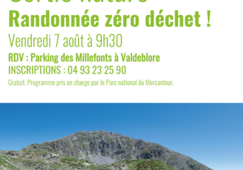 Randonnée zéro déchet !_Valdeblore