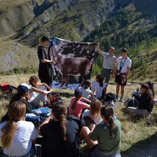 Découverte du Parc pour des lycéens italiens © E. Leick