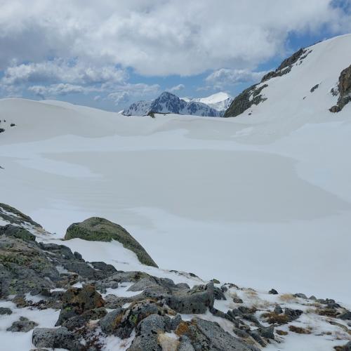 Lac des Bresses supérieur en hiver © F. Chavagneux / PnM