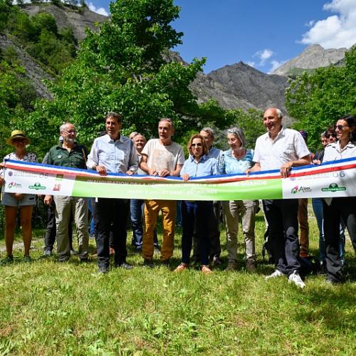 Inauguration de la réserve intégrale de Roche Grande à Entraunes © M. Ancely / PnM