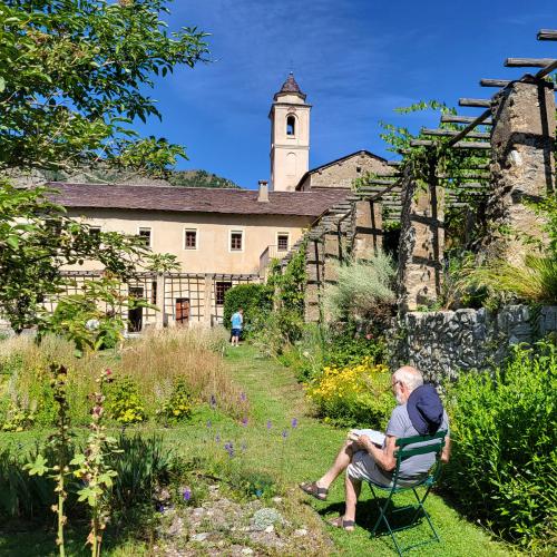 La résidence d'Ambre Gaude se poursuit ! © Monastère de Saorge