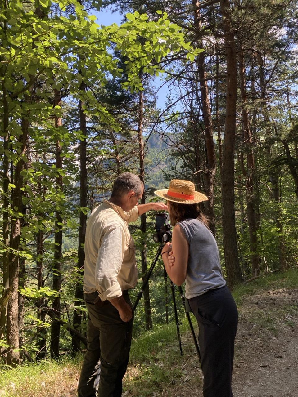 À Tende, une matinée d’observation des aigles royaux avec le Réseau Aigle © : L. Reypin / PnM