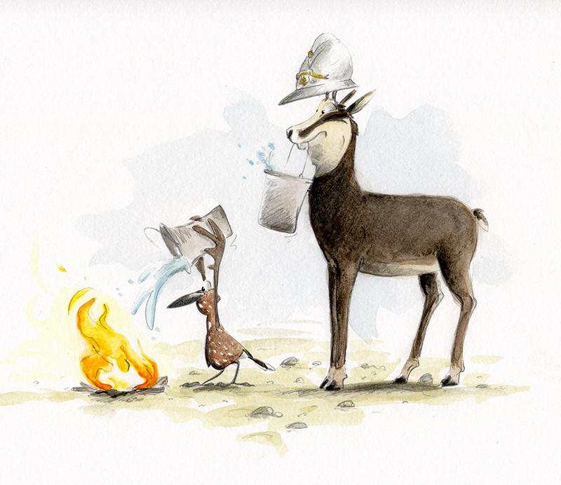 Dessin Feu