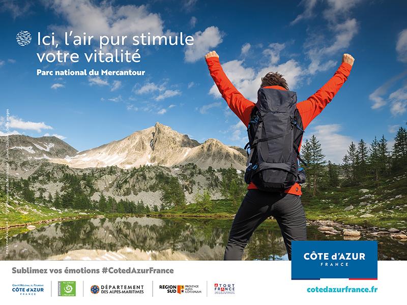 Visuel campagne de communication 2021 du CRT Côte d'Azur France
