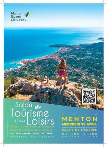 Salon du Tourisme et des Loisirs 2026_Menton - Affiche Salon du Tourisme