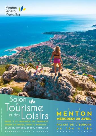 L'Office de Tourisme au Salon du Tourisme_Menton - Affiche Salon