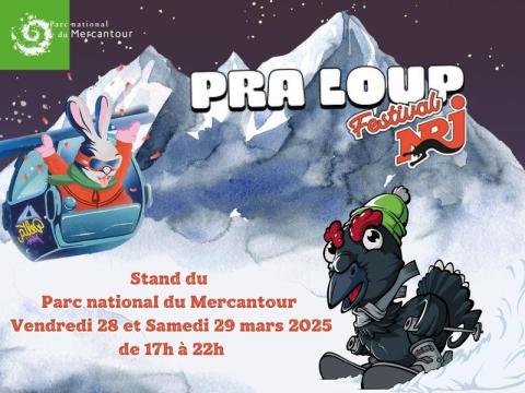 Stand du Parc national du Mercantour au PraLoup Festival 2025 : Le Tétras-Lyre en Star !_Pra Loup 1600 - Stand du Parc national du Mercantour au PraLoup Festival 2025 : Le Tétras-Lyre en Star !_Pra Loup 1600