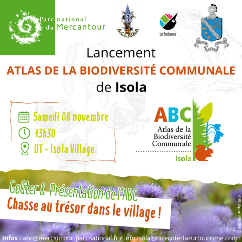 Lancement de l’Atlas de la Biodiversité Communale d’Isola !_Isola