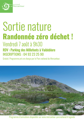 Randonnée zéro déchet !_Valdeblore