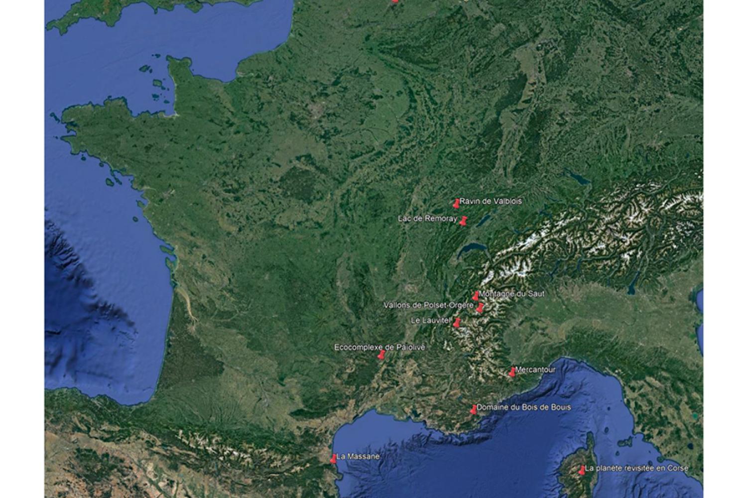 Carte des ATBIs déjà initiés en France