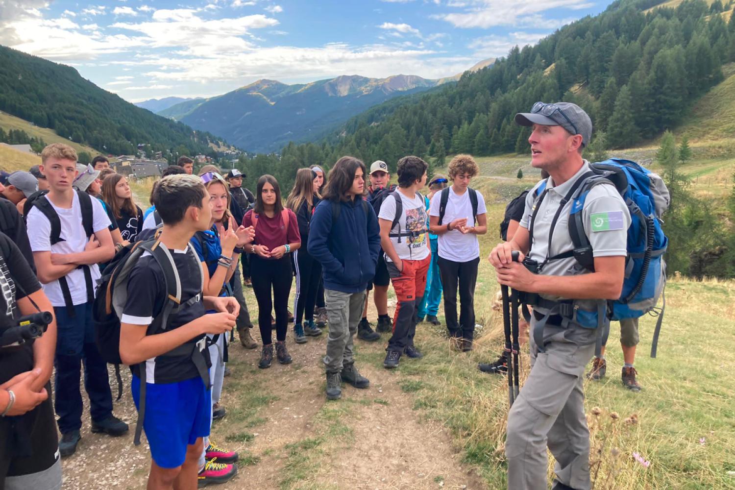 Etude de la gestion des différents espaces naturels (forestier, pastoraux, aménagements, …)  – photo : Axelle Bono – Lycée de Carmejane