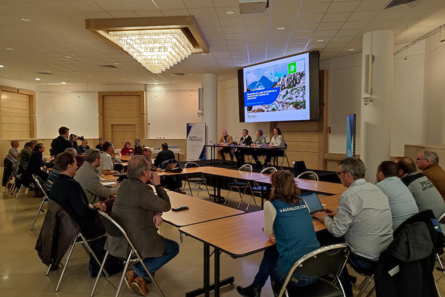 Séminaire d'évaluation de la Charte à Digne-les-Bains © A. Brasquies / PnM