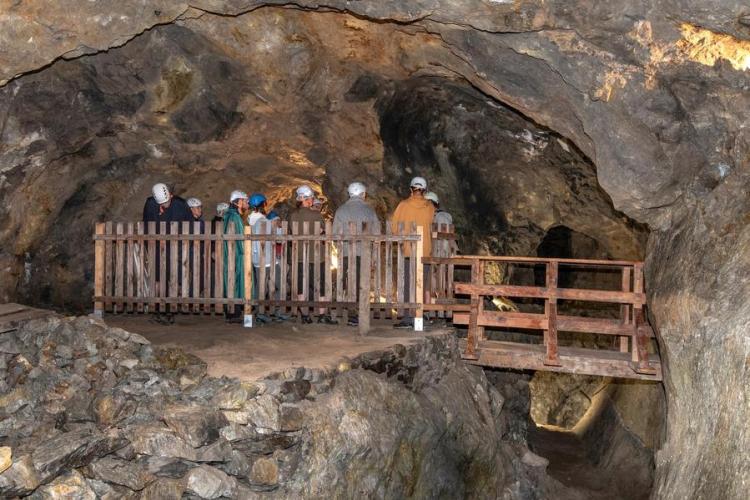 Visite de la Mine de Vallauria - Interieur