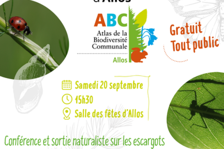 Lancement de l'Atlas de la Biodiversité Communale (ABC)_Allos - Affiche lancement ABC Allos