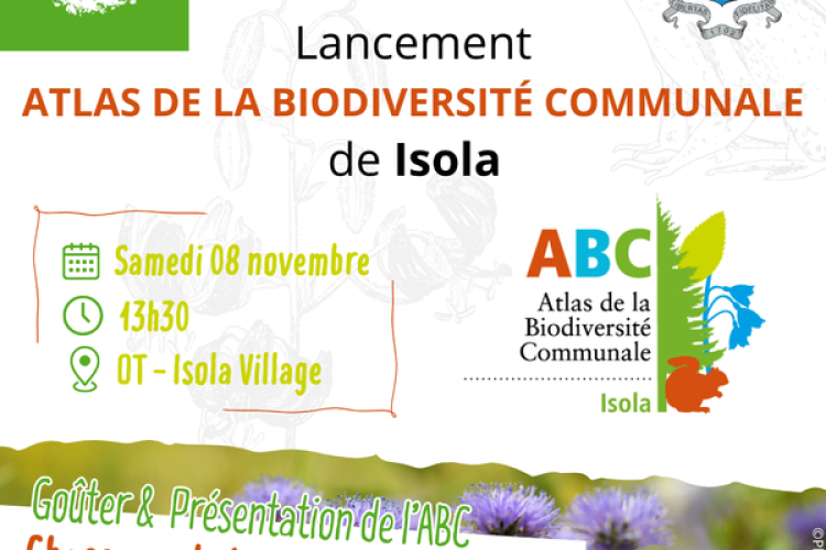 Lancement de l’Atlas de la Biodiversité Communale d’Isola !_Isola